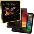 thumbnail image 1 of Black Widow Dragon Colored Pencils For Adult Coloring - 36 Coloring Pencils With Smooth Pigments - Best Color Pencil Set For Adult Coloring Books And Drawing - A Must Have Pencil Set, 1 of 15