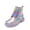 RAINBOW, variant on Kids’ Glitter Combat Ankle Boots Side Zipper & Lace-Up Design for Toddlers Little & Big Kids
