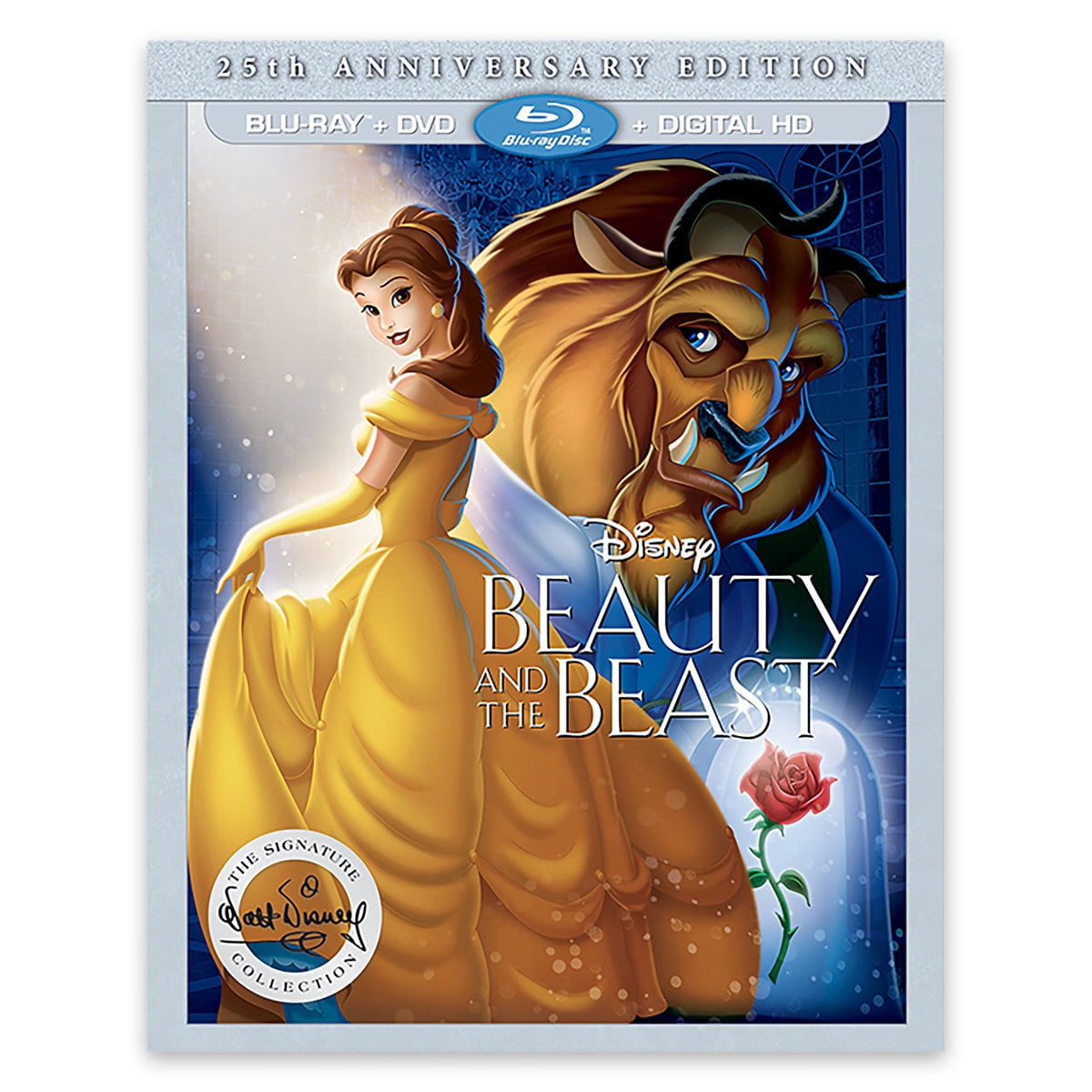 Beauty And The Beast 25th Anniversary Blu Ray Dvd Walmart Com