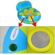 thumbnail image 2 of Flotador de piscina, hamaca flotante, flotadores de playa, hamaca inflable flotante para adultos, con respaldo y reposabrazos, tumbona inflable (azul), 2 of 5
