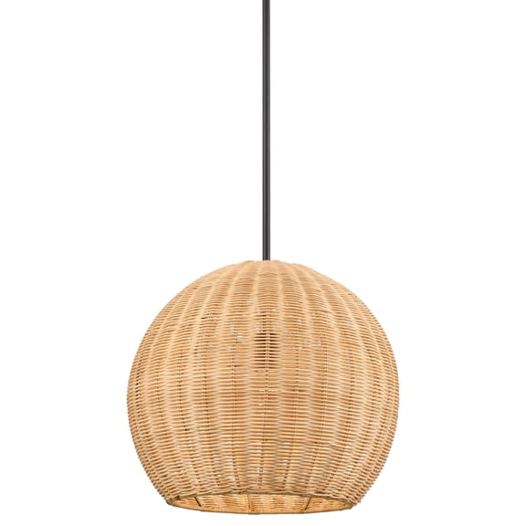 Millennium Lighting 9028-NAT Elise 16" Wide Pendant - Black