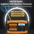 thumbnail image 5 of Radio Portátil de Emergencia, Recargable con Energía Solar, Mini Radio FM AM con Manivela y Linterna LED., 5 of 5