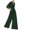Green, variant on Ecqkame Jumpsuits for Women Dressy Wedding Summer European And American Short Sleeve Solid Pocket Casual Jumpsuit Blue XXL Clearance Items