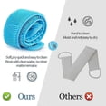thumbnail image 5 of Back Scrubber For Shower,30inches And 35? Inches Two Size For Choosing Bath Body Brush Silicone Back Brush Extra Long Exfoliating Body Scrubber With, 5 of 5