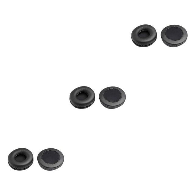 Methold 1 par de almohadillas de esponja de PU para auriculares, lavable, reducción de ruido, taza para auriculares, barra de red para casa, Type4 NO4