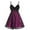 A01-Pink, variant on ZVAVZ Women's Victorian Ball Gown Vintage Gothic Sleeveless DressRuffle Layer Chiffon Pleated Festival Party Dresses Black,M