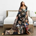 thumbnail image 6 of Josh Hutcherson Blanket Anti-Pilling Throw Blanket Plush Blanket Lightweight & Ultra-Soft, Warm & Comfy Flannel Fleece Blanket for Couch, Bed, Sofa, 60x80, 6 of 6