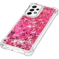 thumbnail image 6 of Compatible with Samsung Galaxy A53 5G Case Glitter Liquid Cute Clear Phone Case Floating Quicksand Shockproof Protective Bumper Silicone Soft TPU Case for Samsung Galaxy A53 5G Love Pink YB, 6 of 6