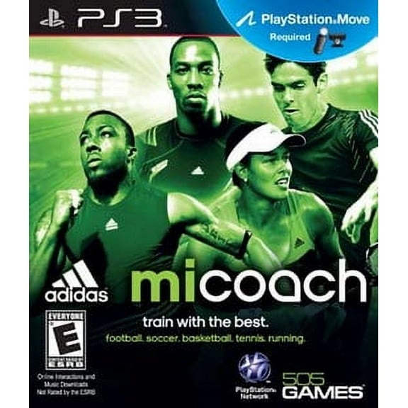 Mi Coach By Adidas, 505 Games, PlayStation 3, 812872014227
