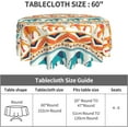 thumbnail image 4 of Elephant Table Cloth Round Table Cover Wrinkle Resistant Waterproof Tablecloth 60 Inch Washable for Kitchen Party Picnic Fall Decorations for Home Animal, 4 of 6