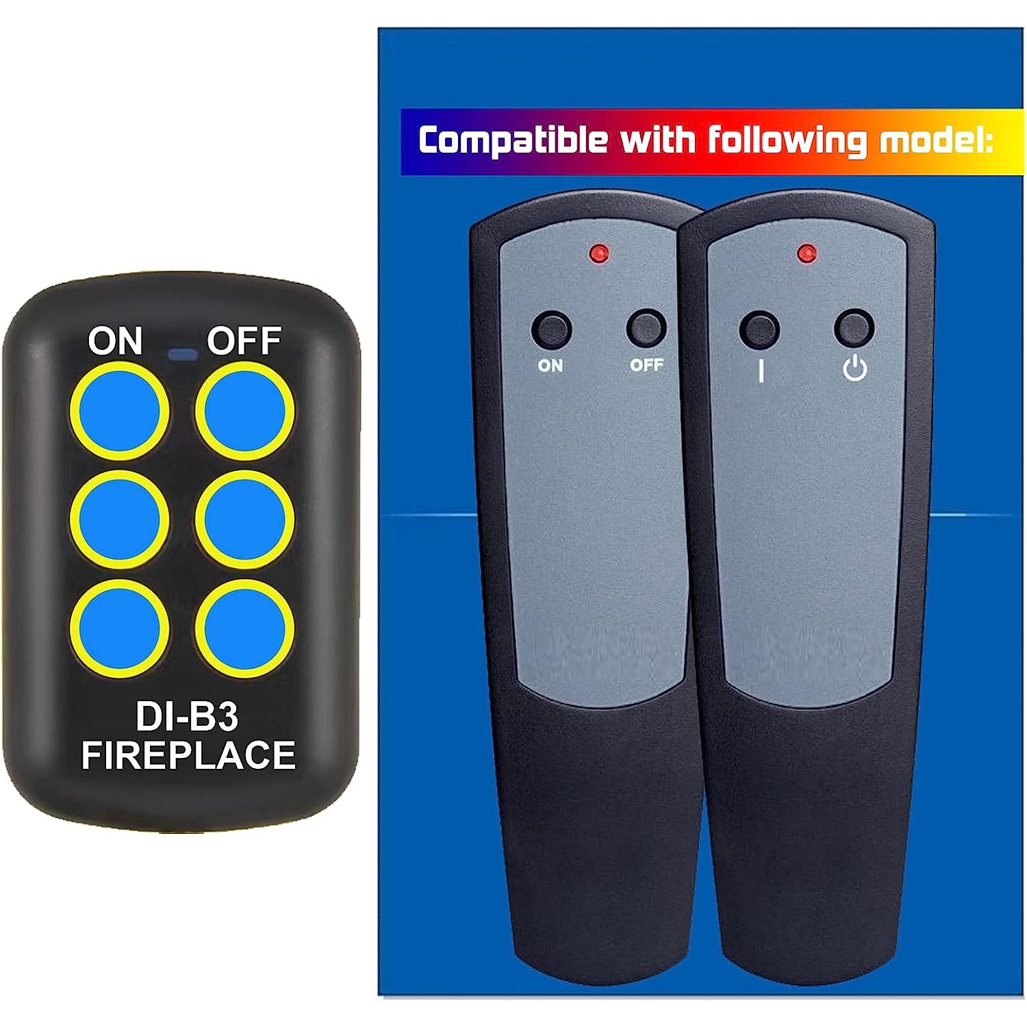 Dimplex Fireplace Controller Replacement for Dimplex Fireplace Heater Remote Control 3000370500RP ...