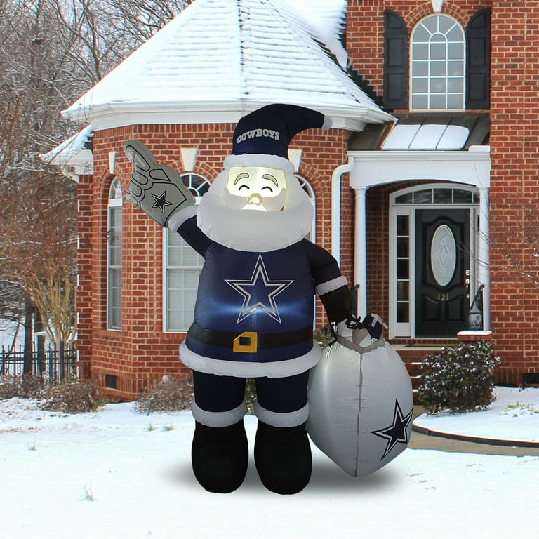 Dallas Cowboys Inflatable Santa
