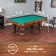 thumbnail image 5 of EastPoint Sports Masterton Billiard Bar-Size Pool Table 87 Inch or Cover, Green – Perfect for Family Game Room, 5 of 5