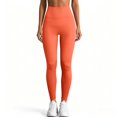 thumbnail image 7 of felwors 3D Anti Cellulite Metabolic Booster Compression Leggings Women High Waist Butt Lifting Slimming Gym Workout Legging Orange for Size L, 7 of 7