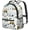 White, variant on Toddler Backpack for Boys Construction Machines Cars Truck Tractor Kids Backpack Preschool Bookbag Kindergarten Mini Travel School Bag for Age 3-8