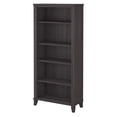 thumbnail image 2 of Home Square 2 Piece Engineered Wood Bookcase Set with 5 Shelf in Storm Gray, 2 of 8