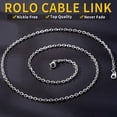 thumbnail image 3 of Cadena tipo cable ChainsHouse, 3 mm, 66 cm, acero inoxidable, 3 of 7