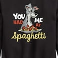 thumbnail image 3 of Lady and the Tramp - You Had Me At Spaghetti - Toddler And Youth Crewneck Fleece Sweatshirt, 3 of 5