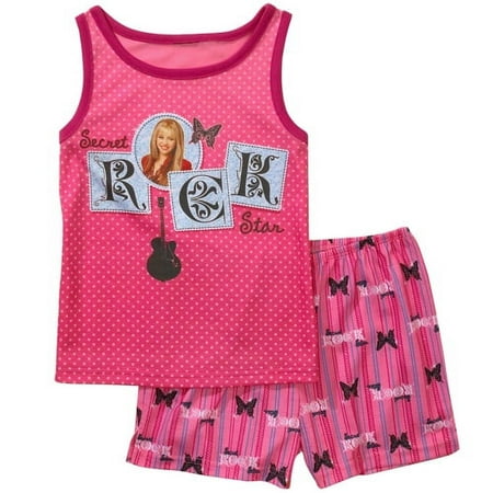 Disney - Girls' Hannah Montana Secret Star Sleep Tank and Pajama Shorts