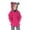 Hot Pink, variant on GiLiling Kids Hooded Overcoat with Cute Bear Ears, Zip Up Fall Winter Warm Sweatshirt Jacket for Toddler Baby Boys Girls Outwear (Red, 3-4 Years)