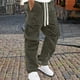 thumbnail image 2 of Pantalones cargo para hombre - Pantalones utilitarios para trabajo al aire libre - Poliéster, resistentes, múltiples bolsillos, tallas S-XXL, 2 of 5
