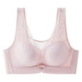 thumbnail image 5 of hotojiny Women’s Wireless Lace Bra Plus Size No Underwire Bras Breathable Full Coverage Bralettes Comfort Padded Everyday Bra, 5 of 7