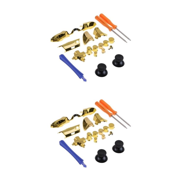 Sidaley Conjunto completo RB LB Bumper RT LT Trigger Buttons Mod Kit para One S Slim Controller Analog Stick Dpad LB RB LT RT Type5 NO5