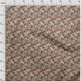 thumbnail image 4 of oneOone Georgette Viscose Light Brown Fabric Tropical Leaf Diy Clothing Quilting Fabric Print Fabric By Yard 42 Inch Wide, 4 of 5