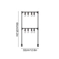 thumbnail image 3 of SIYTUAU Support de Rangement de Bureau Pliant d'Extérieur en Alliage d'Aluminium, Portable, Support Latéral de Table pour Gril et Bbq, Accessoires, Style C, 3 of 6