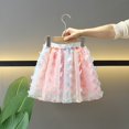 thumbnail image 5 of XAOWF Child Girls Skirt Casual Comfortable Elastic Waist Casual Fashion Summer Tutu Skirts 3-11 Years 2025 Lovely Versatile Skirt, 5 of 5