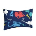 thumbnail image 2 of Bingfone Colorful Excavator Standard Size Pillowcase, Long Staple Pure Cotton Envelope Closure Pillow Cover,16"X24", 2 of 9