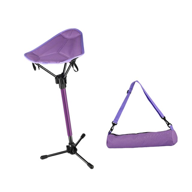Almencla Camping Stool with Storage Bag Practical Portable for Backyard Travel Hiking violent
