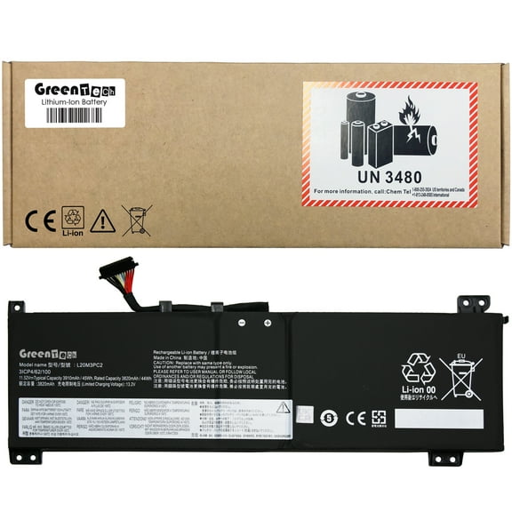GREENTECH L20M3PC2 BATTERY FOR IDEAPAD 3-15ACH6 11.52V 45WH 5B11B96715 SB11B96716 SB11B96717 5B11B96718 5B11B96719