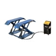 thumbnail image 2 of Xuanheng 1:64 Scale Lift Model Auto Repair Shop Equipment Creative Miniature Car Lift Blue Rustic Look, 2 of 8
