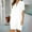 🔥 White, variant on Sentmoon Maxi Dress Summer Solid Color Spring Dresses V Neck Short Sleeve Casual Breathable House Dress Hawaii for Work Casual White XL