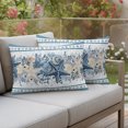 thumbnail image 3 of Outdoor Pillow Covers 20x12 Set of 2, Blue Starfish Coastal Waterproof Patio Throw Pillow Covers for Couch Sofa Chair, Ocean Beach Coral Nautical Botanical Decorative Pillowcases for Throw Pillows, 3 of 9