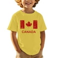 thumbnail image 1 of T-shirt Graphique de Festival pour Garçons Drapeau du Canada Col Rond Manches Courtes Blouse Filles Fête Nationale 1st July Coupe Régulière Garçons Fête du Canada T-Shirt à Imprimé Graphique, 1 of 5
