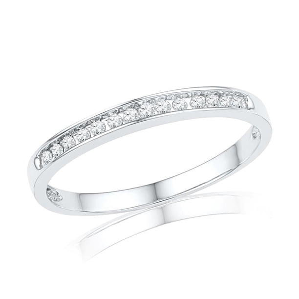 Jewelry by Johan Diamond Wedding Band in 14k White Gold