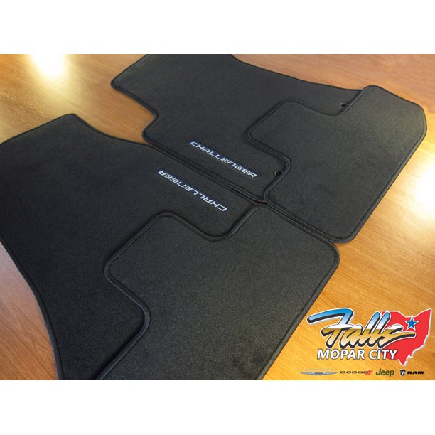 20122015 Dodge Challenger Premium Carpet Front and Rear Floor Mats