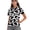 Cow Print Pattern, variant on Whosucclay Breathable Golf Polo Tops, Sunflower Notes Pattern Polyester Casual Sports 1/4 Zip Polo Shirts for Tennis Gym Outdoor Sports Size Medium