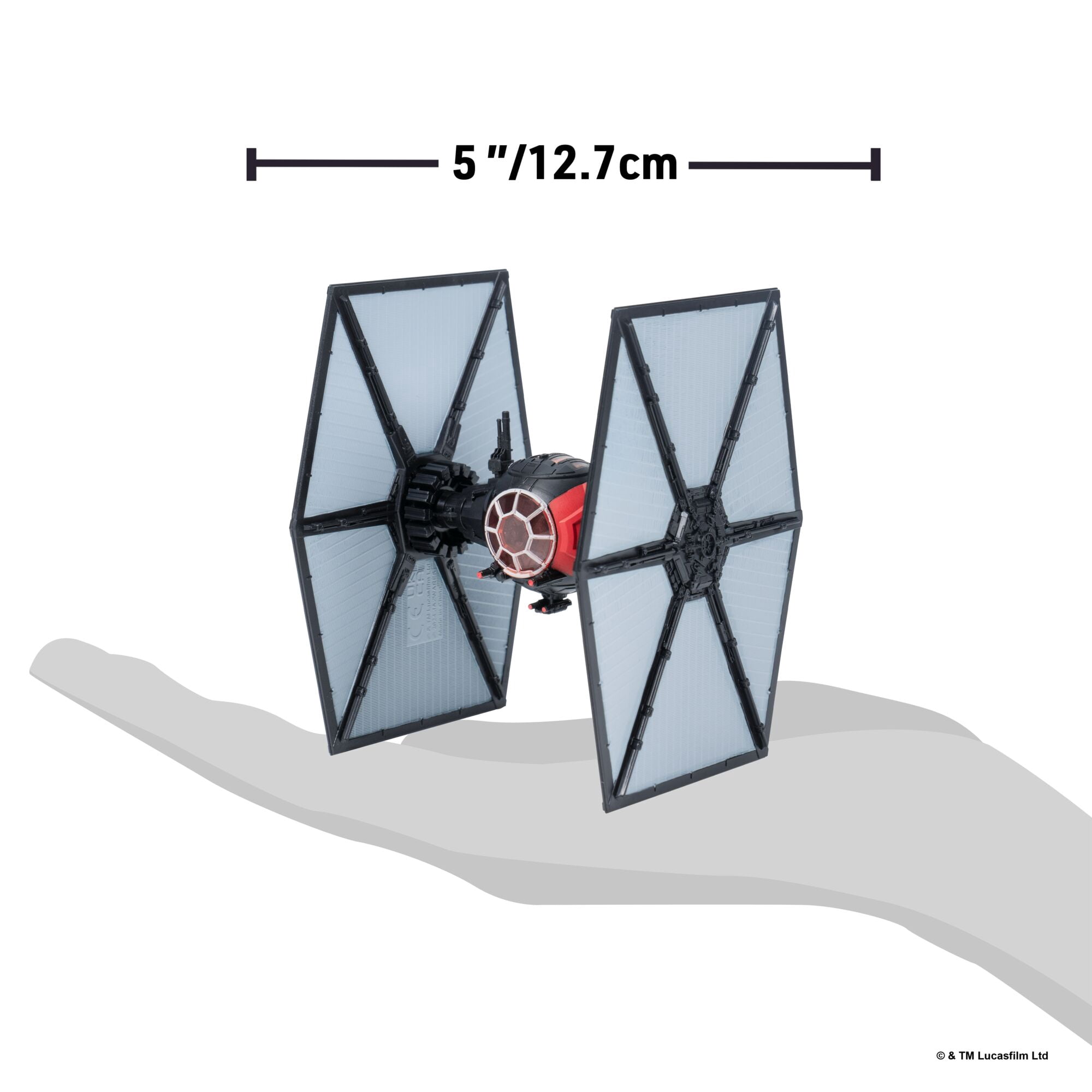 Star Wars™ Micro Galaxy Squadron First Order Special Forces TIE Fighter - 5- inch Vehicle with 1-inch Micro Figure Accessory