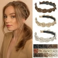 thumbnail image 2 of XmhyTop Women’s Braid Headband Wig, Heat-Resistant Synthetic Hair, Natural-Looking for Daily Use, Cold Blonde, 2 of 5