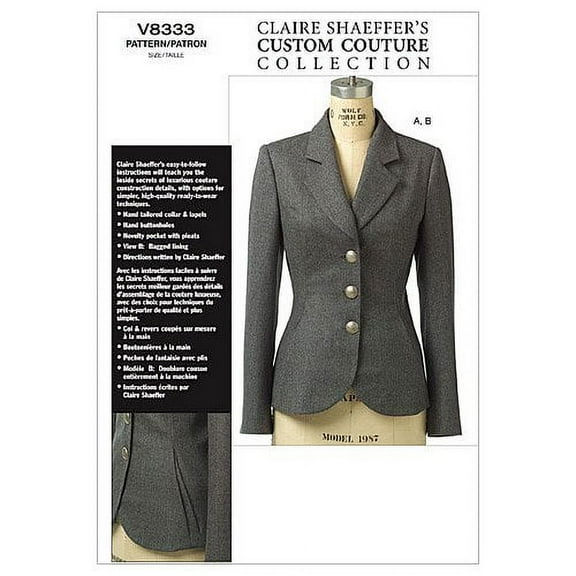 Misses'/Misses' Petite Jacket-A (6-8-10) -*SEWING PATTERN*