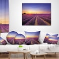 thumbnail image 3 of Designart Lavender Field in Provence France - Landscape Wall Throw Pillow - 16x16, 3 of 4