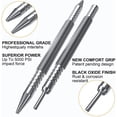 thumbnail image 4 of 2Pcs Spring Center Punch Hammerless Dual Head Nail Setter Spring Loaded High Carbon Steel Nail Punch Narrow Space Door Hinge Pin Remover Tool for Carpenter Woodworking, 4 of 9