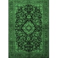 thumbnail image 1 of Ahgly Company Indoor Rectangle Medallion Emerald Green Traditional Area Rugs, 3' x 5', 1 of 4