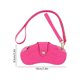 thumbnail image 4 of Yhmxh Estuche para gafas, bolsa portátil para gafas de sol, bolsa suave para gafas, funda para gafas para hombres y mujeres, estuche de cuero para gafas de sol con cordón y cierre de botón, bolsa p, 4 of 6
