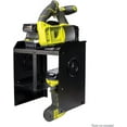 thumbnail image 3 of Montezuma 2-Bay Steel Power Tool Holder and Organizer Storage Rack and Shelf, 3 of 6