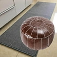 thumbnail image 4 of serony Handmade Boho Moroccan Pouf Marrakesh Style Foot Cover Unfilled Coffee, 4 of 9