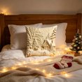 thumbnail image 3 of KFUIRDE Christmas-Printed Cushion Cover 18x18in, 3D Printed Sofa Pillow with Festive Christmas Theme, Decorative Cushion Case for Couch Living Room, Xmas Holiday Home Decor B, 3 of 5